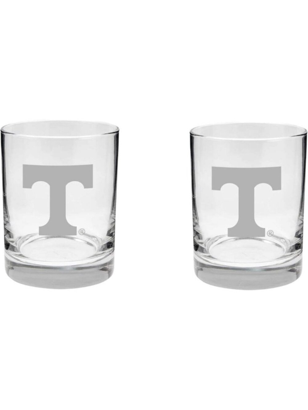 Tennessee-Inspired Satin Finish Rock Glass Set of 2, 14oz - Perfect for Gifting!